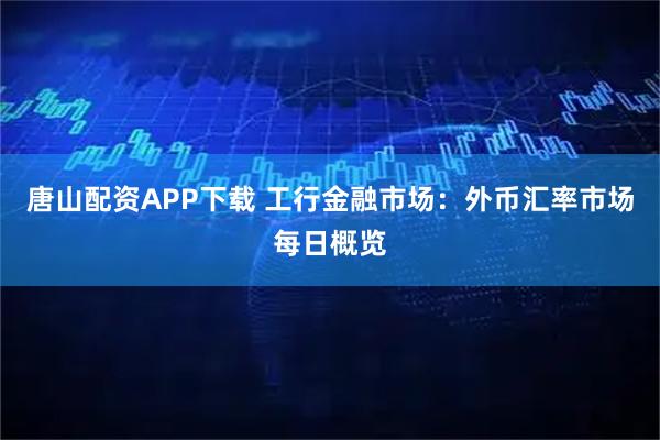 唐山配资APP下载 工行金融市场：外币汇率市场每日概览