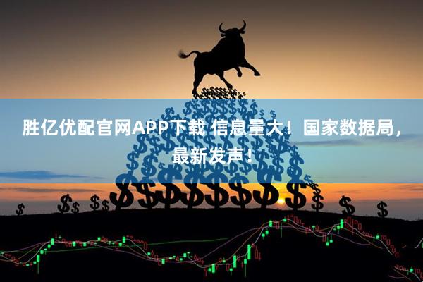 胜亿优配官网APP下载 信息量大！国家数据局，最新发声！