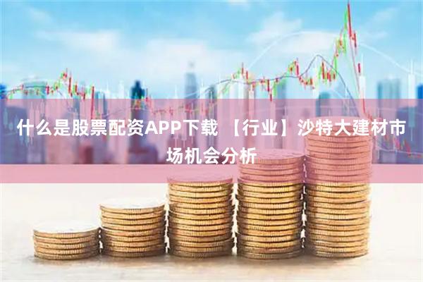 什么是股票配资APP下载 【行业】沙特大建材市场机会分析