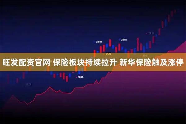 旺发配资官网 保险板块持续拉升 新华保险触及涨停